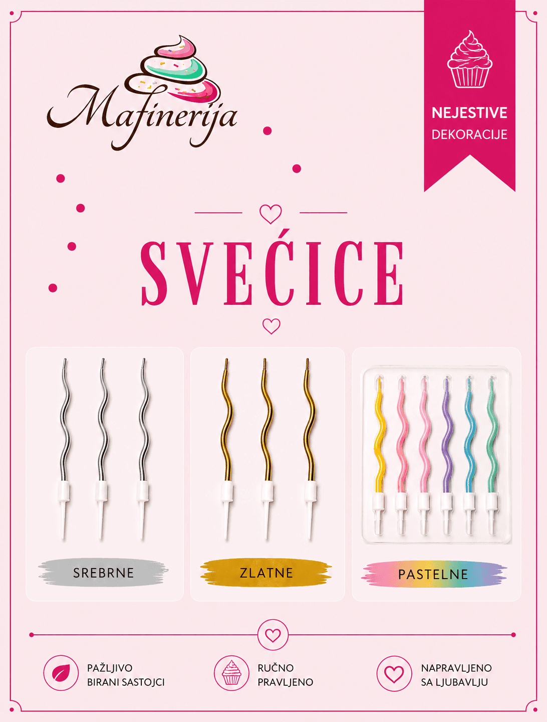 Svećice komadne